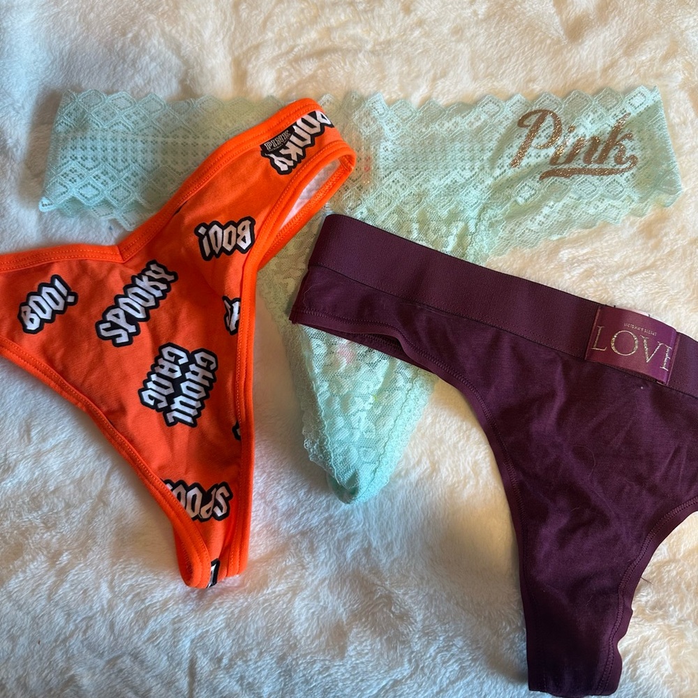 PINK/VS Panty Bundle - 3 pairs
